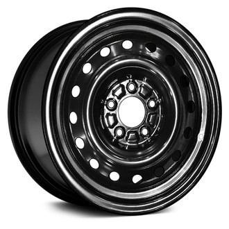 Replace® - 16-Hole Black 17x7.5 Steel Factory Wheel - Remanufactured