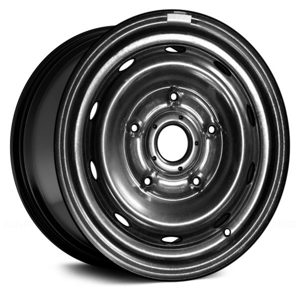 Replace® - 16 x 6.5 10-Slot Black Steel Factory Wheel (Remanufactured)