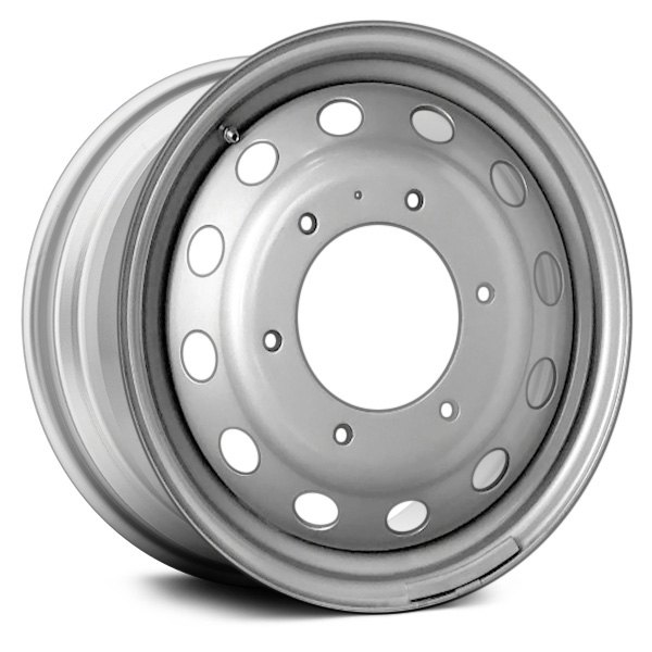 Replace® - 16 x 6 12-Hole Silver Steel Factory Wheel (Remanufactured)