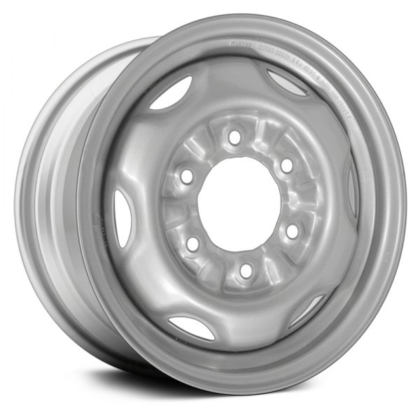 Replace® - 14 x 5 6-Slot Silver Steel Factory Wheel (Remanufactured)