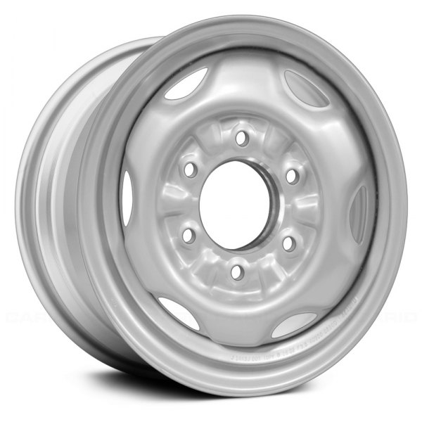 Replace® - 15 x 5 6-Slot Silver Steel Factory Wheel (Remanufactured)