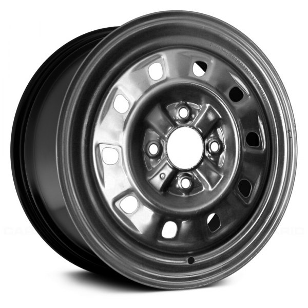 Replace® - 15 x 6 10-Slot Black Steel Factory Wheel (Remanufactured)