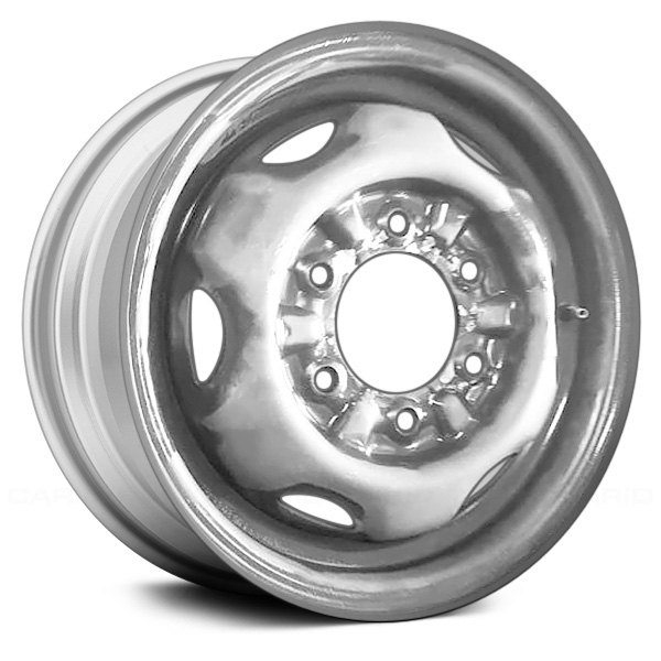 Replace® - 14 x 6 6-Slot Silver Steel Factory Wheel (Remanufactured)