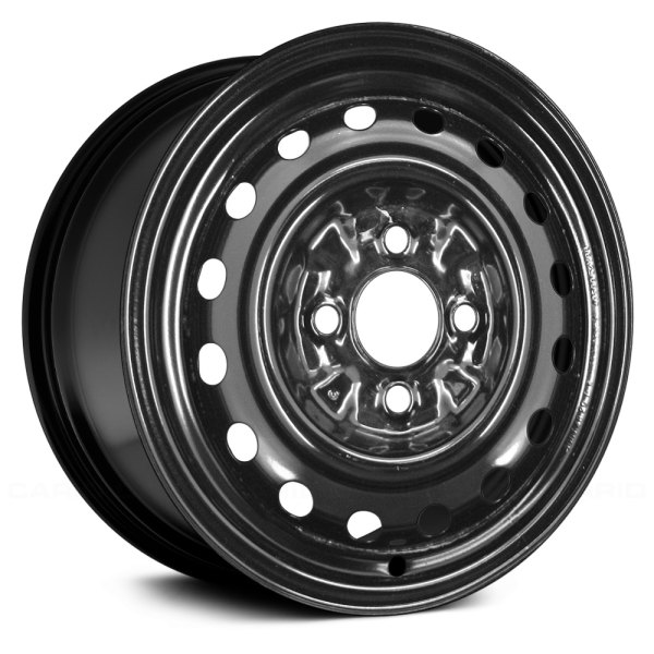 Replace® - 13 x 5 16-Hole Black Steel Factory Wheel (Remanufactured)