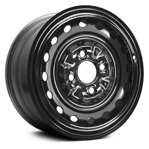 Replace® - 14 x 4 16-Hole Black Steel Factory Wheel (Remanufactured)