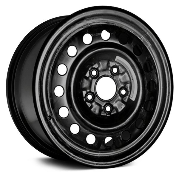 Replace® - 16 x 4 16-Hole Black Steel Factory Wheel (Remanufactured)