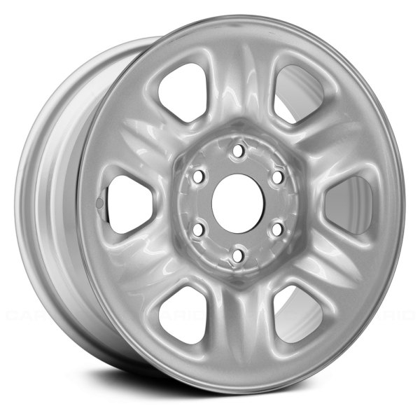 Replace® - 17 x 7.5 6-Slot Silver Steel Factory Wheel (Remanufactured)