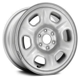 Replace® - 6-Slot Silver 15x6 Steel Factory Wheel - Remanufactured
