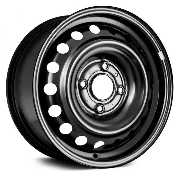 Replace® - 15 x 6.5 18-Hole Black Steel Factory Wheel (Remanufactured)