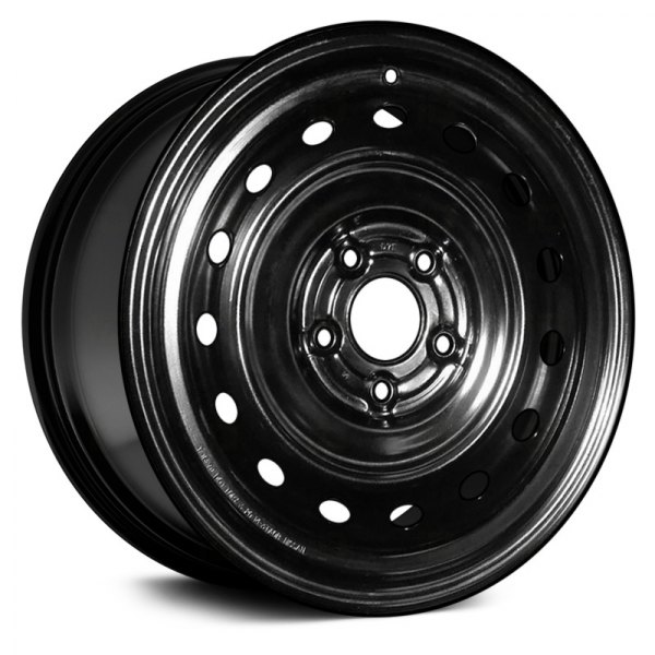 Replace® - 16 x 7 15-Hole Black Steel Factory Wheel (Remanufactured)