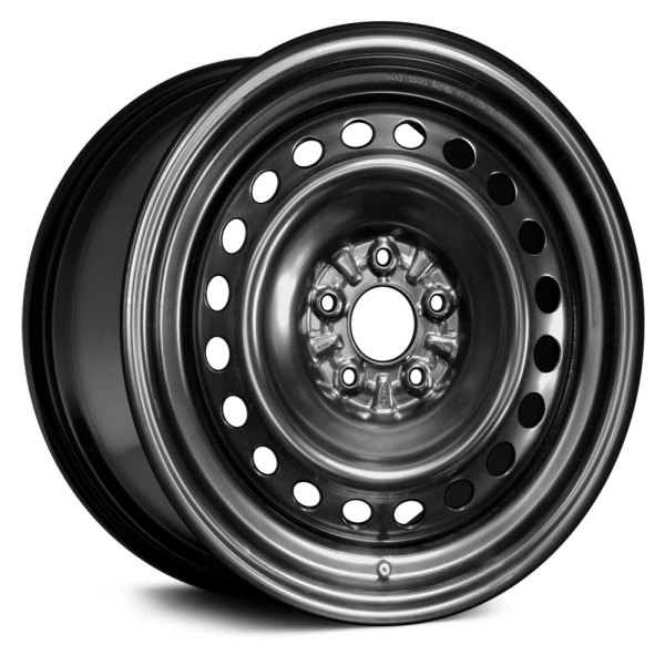 Replace® - 17 x 7 20-Hole Black Steel Factory Wheel (Remanufactured)