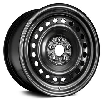 Replace® - 20-Hole Black 17x7 Steel Factory Wheel - Remanufactured