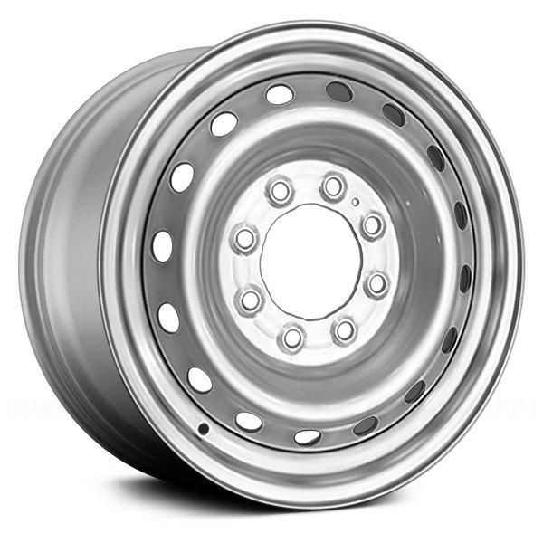 Replace® - 17 x 7.5 16-Hole Silver Steel Factory Wheel (Remanufactured)