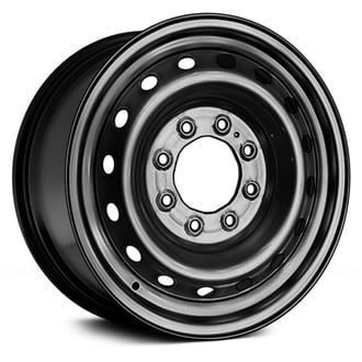 Replace® - 16-Hole Black 17x7.5 Steel Factory Wheel - Remanufactured