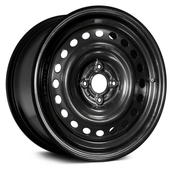 Replace® - 16 x 6 20-Hole Black Steel Factory Wheel (Remanufactured)