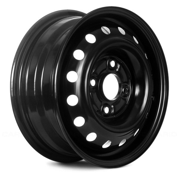 Replace® - 15 x 5.5 16-Hole Black Steel Factory Wheel (Remanufactured)