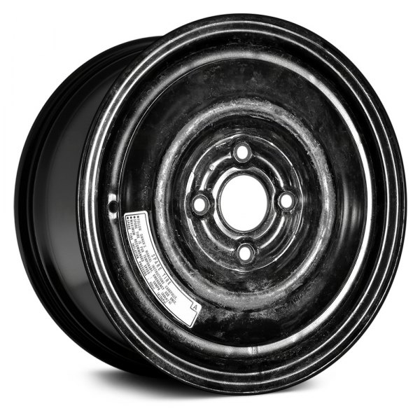 Replace® - 13 x 4 Black Steel Factory Wheel (Remanufactured)