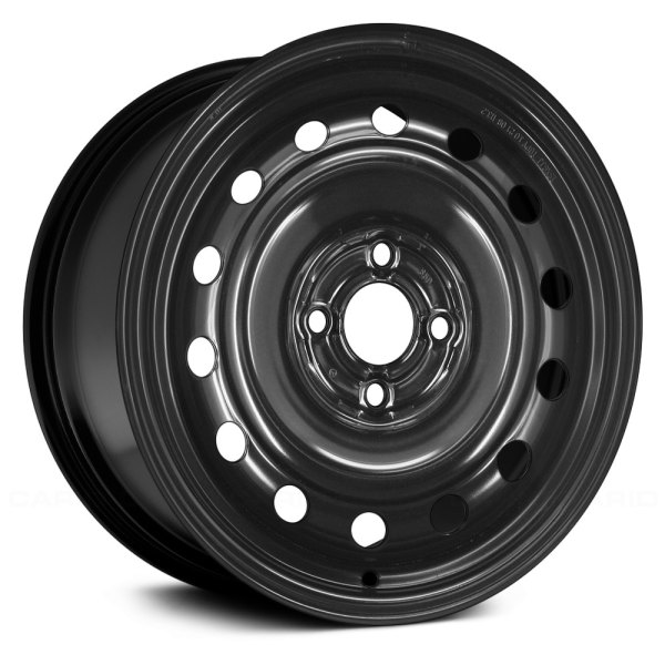 Replace® - 15 x 6 14-Hole Black Steel Factory Wheel (Remanufactured)