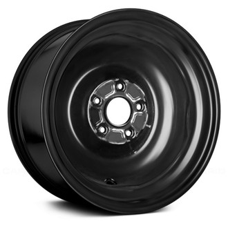 Replace® - Black 15x4 Steel Factory Wheel - Remanufactured