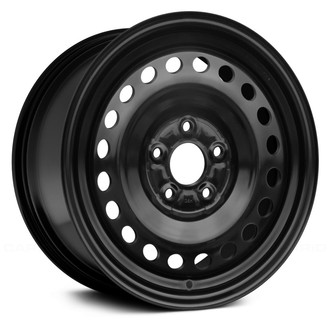 Replace® - 20-Hole Black 16x6.5 Steel Factory Wheel - Remanufactured