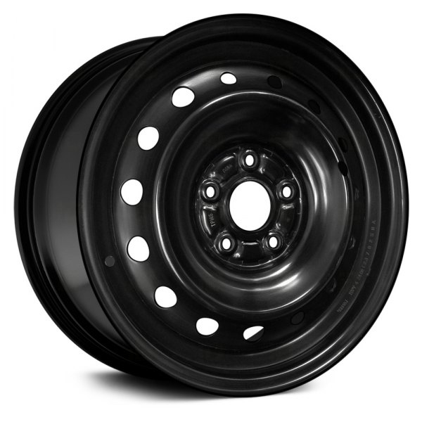 Replace® - 16 x 6.5 15-Hole Black Steel Factory Wheel (Remanufactured)