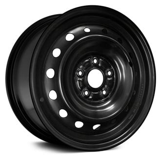 Replace® - 15-Hole Black 16x6.5 Steel Factory Wheel - Replica