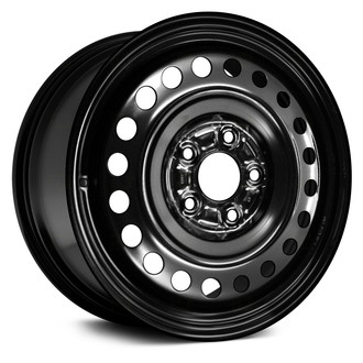 Replace® - 20-Hole Black 15x6 Steel Factory Wheel - Remanufactured