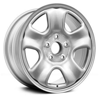 Replace® - 5-Spoke Silver 16x6.5 Steel Factory Wheel - Remanufactured