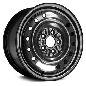 Replace® - 12-Hole Black 16x4 Steel Factory Wheel - Remanufactured