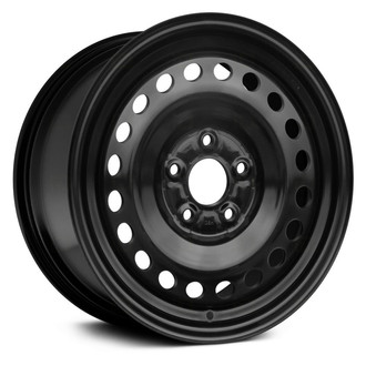 Replace® - 20-Hole Black 15x6.5 Steel Factory Wheel - Remanufactured