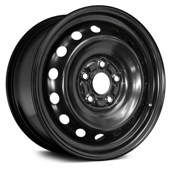 Replace® - 16 x 6.5 15-Hole Black Steel Factory Wheel (Remanufactured)