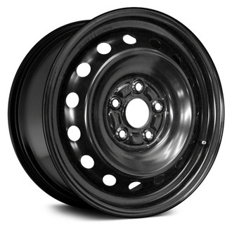 Replace® - 15-Hole Black 16x6.5 Steel Factory Wheel - Remanufactured