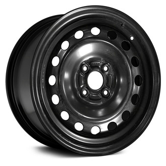 Replace® - 16-Hole Black 15x6 Steel Factory Wheel - Remanufactured