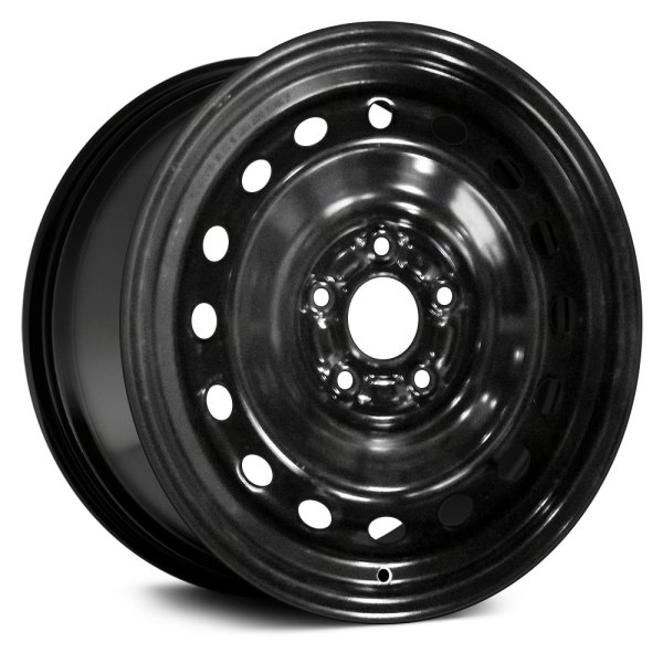 Replace® - 16 x 7 16-Hole Black Steel Factory Wheel (Remanufactured)