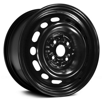 Replace® - 14-Hole Black 15x6 Steel Factory Wheel - Remanufactured