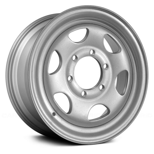 Replace® - 14 x 5.5 6-Slot Silver Steel Factory Wheel (Remanufactured)