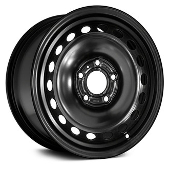 Replace® - 17-Hole Black 15x6 Steel Factory Wheel - Remanufactured
