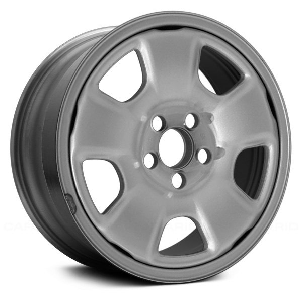 Replace® - 15 x 6 5-Hole Silver Steel Factory Wheel (Remanufactured)