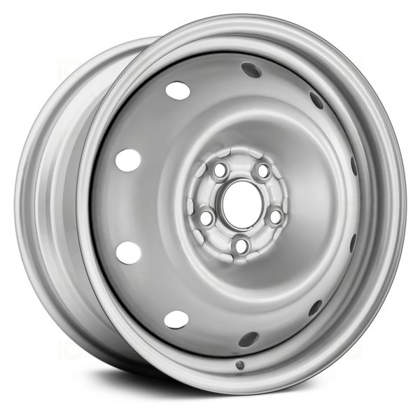 Replace® - 16 x 6.5 10-Hole Silver Steel Factory Wheel (Remanufactured)