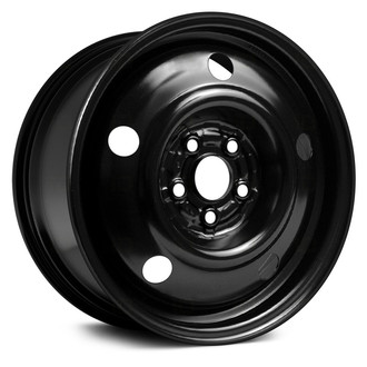Replace® - Black 15x6 Steel Factory Wheel - Replica