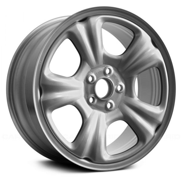 Replace® - 16 x 6.5 5-Slot Silver Steel Factory Wheel (Remanufactured)