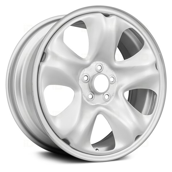 Replace® - 17 x 7 5-Spoke Silver Steel Factory Wheel (Remanufactured)