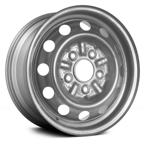 Replace® - 14 x 5 12-Hole Silver Steel Factory Wheel (Remanufactured)