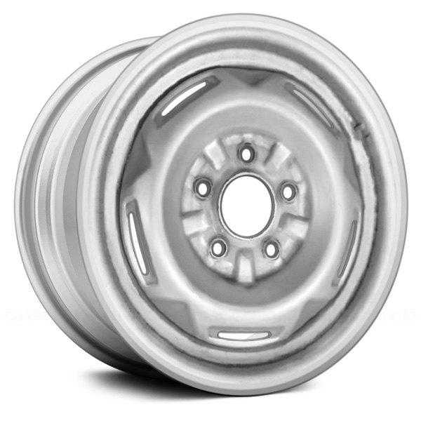 Replace® - 14 x 5.5 5-Slot Silver Steel Factory Wheel (Remanufactured)
