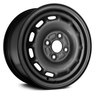 Replace® - 12-Slot Black 13x4.5 Steel Factory Wheel - Remanufactured