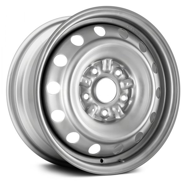 Replace® - 15 x 6 14-Hole Silver Steel Factory Wheel (Remanufactured)