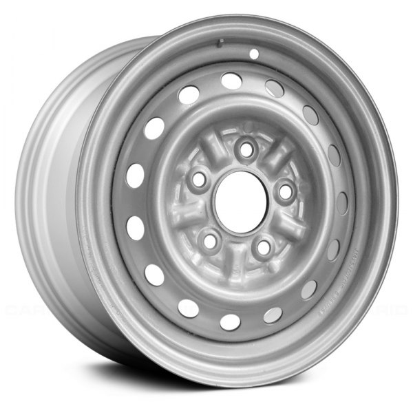 Replace® - 14 x 5 15-Hole Silver Steel Factory Wheel (Remanufactured)