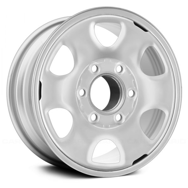 Replace® - 15 x 6 6-Slot Silver Steel Factory Wheel (Remanufactured)