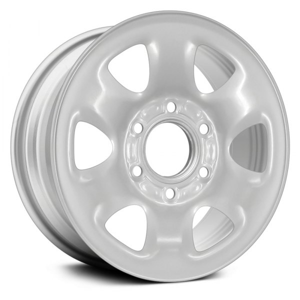 Replace® - 15 x 7 6-Slot Silver Steel Factory Wheel (Remanufactured)