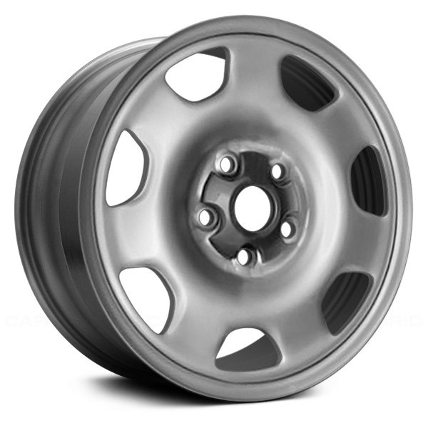 Replace® - 16 x 6 7-Slot Silver Steel Factory Wheel (Remanufactured)